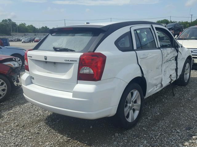 1C3CDWDAXCD506122 - 2012 DODGE CALIBER SX WHITE photo 4