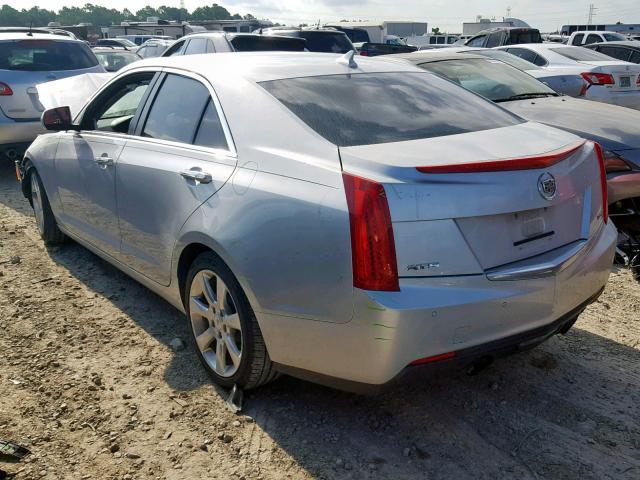 1G6AB5RX9D0135742 - 2013 CADILLAC ATS LUXURY SILVER photo 3