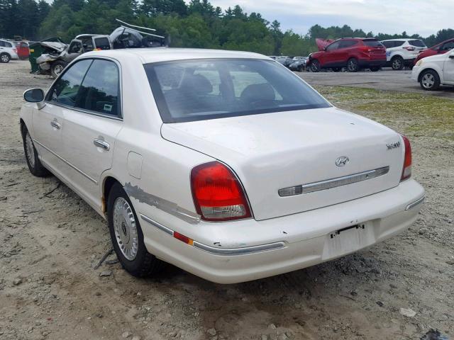 KMHFU45D51A080128 - 2001 HYUNDAI XG 300 WHITE photo 3