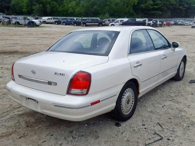 KMHFU45D51A080128 - 2001 HYUNDAI XG 300 WHITE photo 4