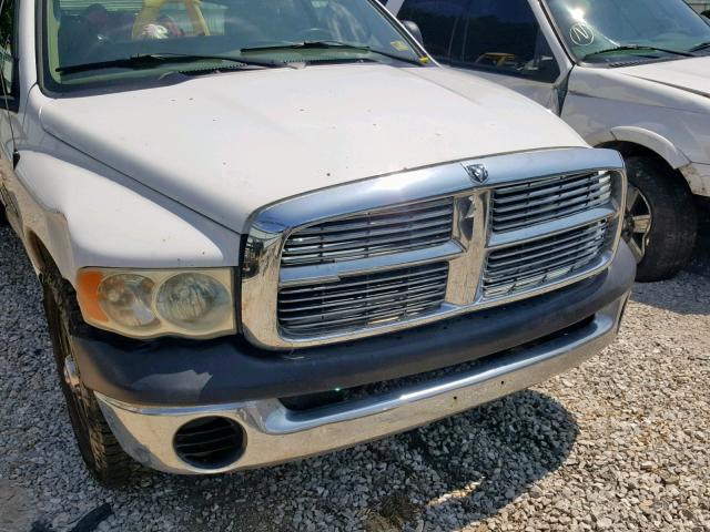 3D7KA28D13G711768 - 2003 DODGE RAM 2500 S თეთრი ფოტო 9