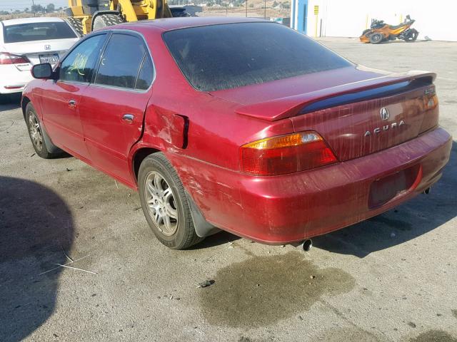 19UUA567X1A024755 - 2001 ACURA 3.2TL BURGUNDY photo 3