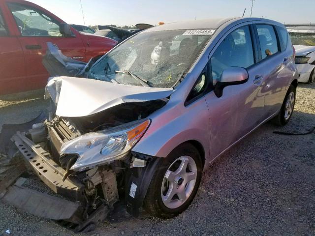 3N1CE2CP3EL362100 - 2014 NISSAN VERSA NOTE SILVER photo 2