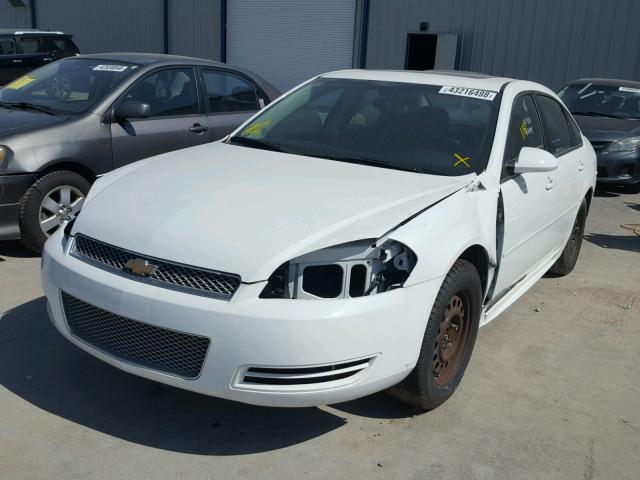 2G1WB5E37E1119799 - 2014 CHEVROLET IMPALA LIM WHITE photo 2