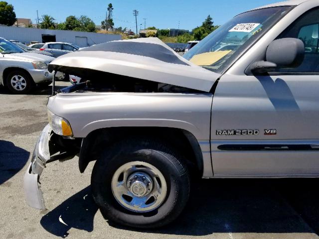 3B7KC26Z9WM274272 - 1998 DODGE RAM 2500 SILVER photo 9