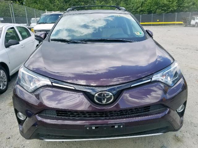 2T3RFREV3JW839443 - 2018 TOYOTA RAV4 ADVEN PURPLE photo 9