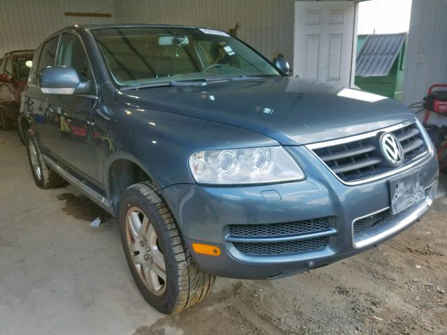 WVGEM77LX4D080288 - 2004 VOLKSWAGEN TOUAREG 4. BLUE photo 1