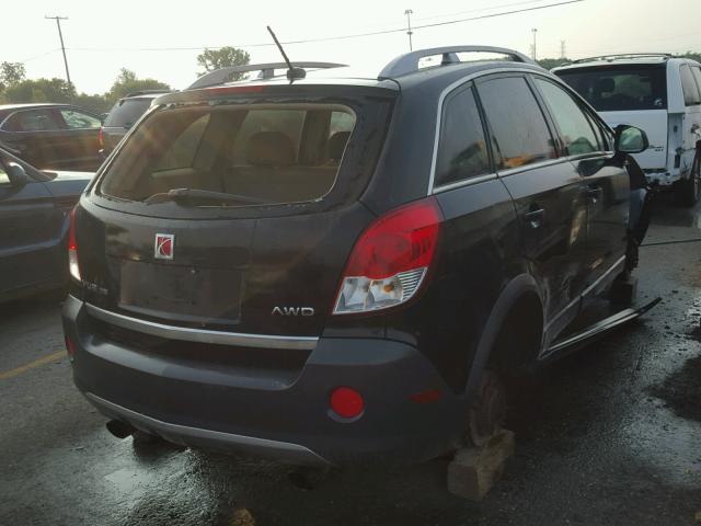 3GSDL43N58S568552 - 2008 SATURN VUE XE BLACK photo 4