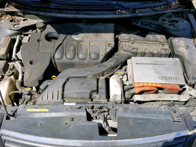 1N4CL21E68C140371 - 2008 NISSAN ALTIMA HYB BLACK photo 7