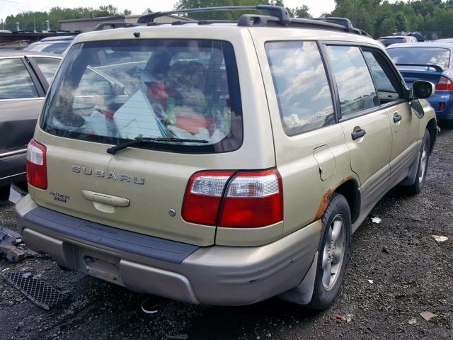 JF1SF65571H759557 - 2001 SUBARU FORESTER S GOLD photo 4