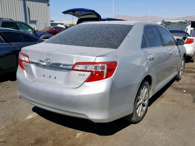 4T4BF1FKXCR182391 - 2012 TOYOTA CAMRY BASE SILVER photo 4
