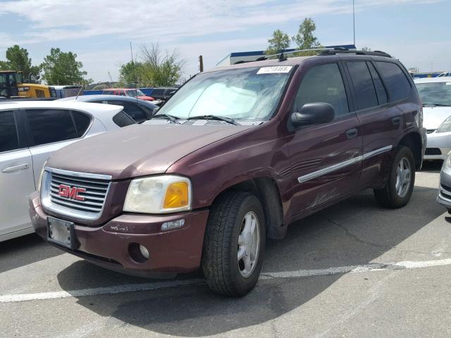 1GKDS13S772170454 - 2007 GMC ENVOY BURGUNDY photo 2