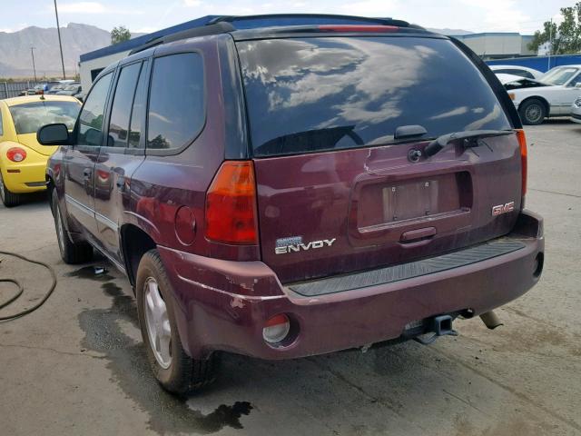 1GKDS13S772170454 - 2007 GMC ENVOY BURGUNDY photo 3