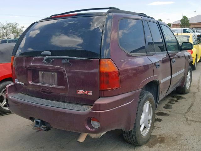 1GKDS13S772170454 - 2007 GMC ENVOY BURGUNDY photo 4