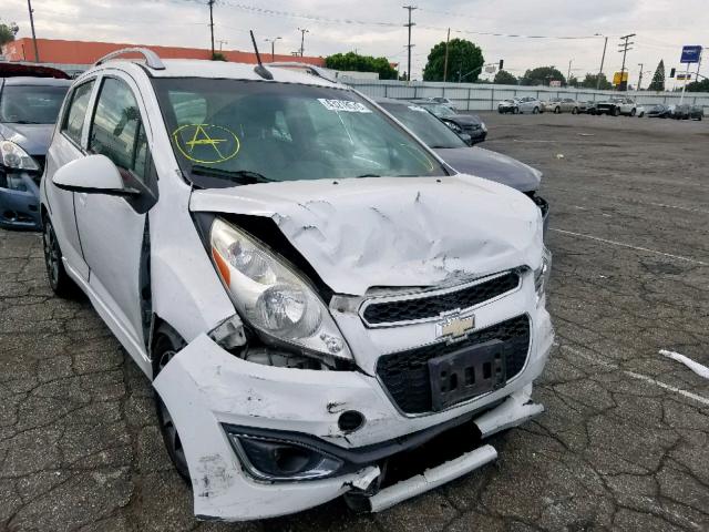 KL8CF6S90DC585735 - 2013 CHEVROLET SPARK 2LT WHITE photo 1