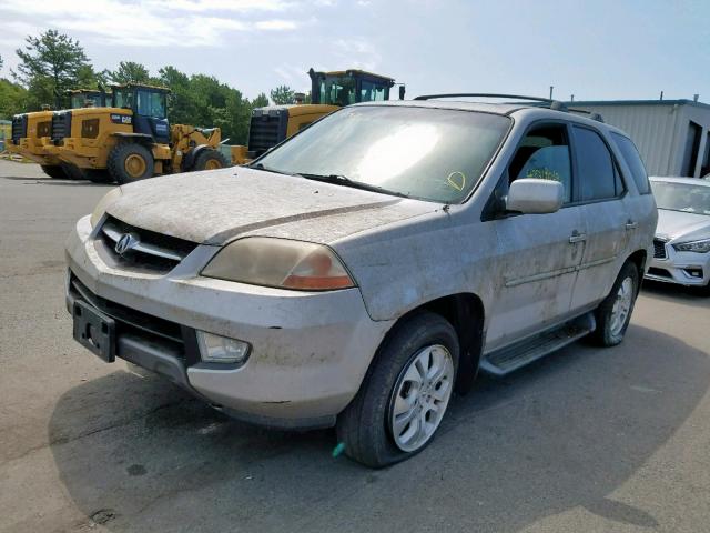 2HNYD186X3H518200 - 2003 ACURA MDX TOURIN SILVER photo 2