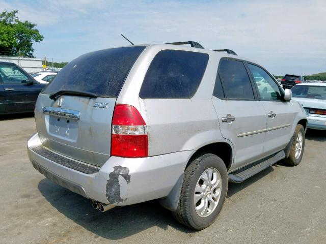 2HNYD186X3H518200 - 2003 ACURA MDX TOURIN SILVER photo 4