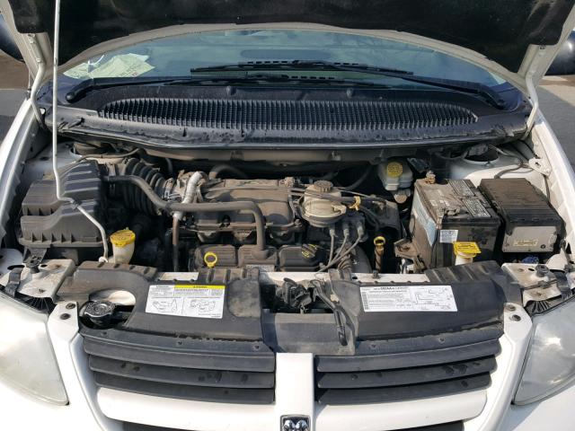 2D4GP44L16R780565 - 2006 DODGE GRAND CARA WHITE photo 7