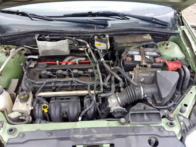 1FAHP32N88W171215 - 2008 FORD FOCUS S/SE GREEN photo 7