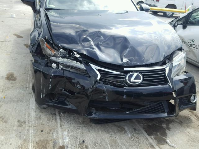 JTHBE1BL0FA018300 - 2015 LEXUS GS 350 BLACK photo 9