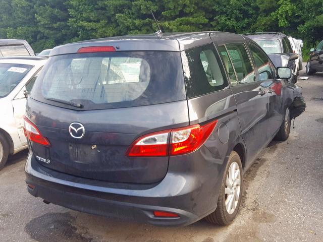 JM1CW2BL3E0167832 - 2014 MAZDA 5 SPORT GRAY photo 4