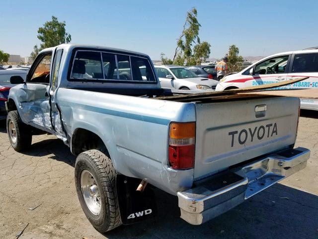 JT4RN13P7K6007681 - 1989 TOYOTA PICKUP 1/2 BLUE photo 3