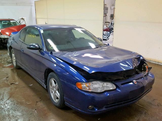 2G1WX12K559233131 - 2005 CHEVROLET MONTE CARL BLUE photo 1