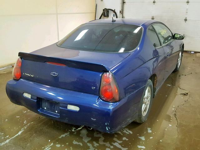 2G1WX12K559233131 - 2005 CHEVROLET MONTE CARL BLUE photo 4