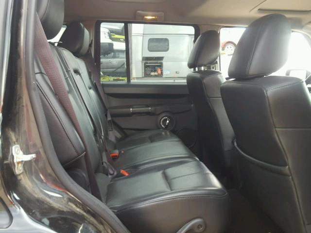 1J8HG58T29C538536 - 2009 JEEP COMMANDER BLACK photo 6