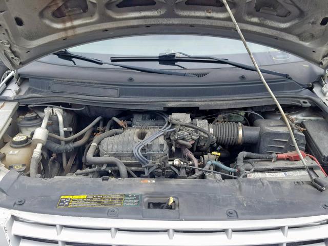 2FMZA55275BA25412 - 2005 FORD FREESTAR S SILVER photo 7