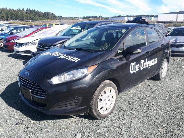 3FADP4BJXEM109439 - 2014 FORD FIESTA SE BLACK photo 2