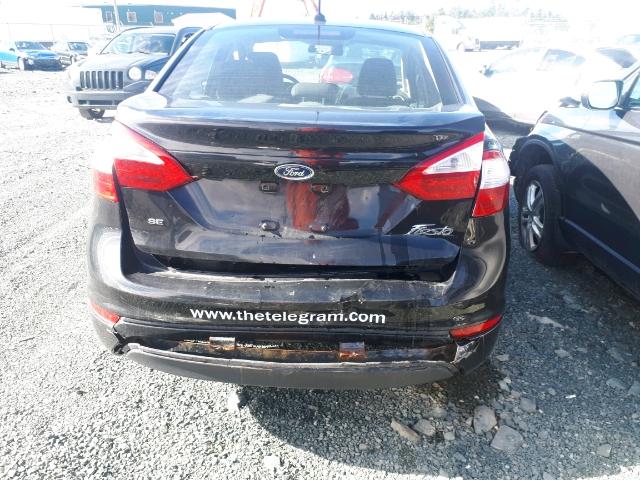 3FADP4BJXEM109439 - 2014 FORD FIESTA SE BLACK photo 9