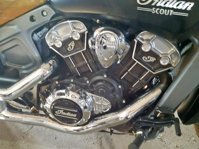 56KMSA006F3101398 - 2015 INDIAN MOTORCYCLE CO. SCOUT ABS BLACK photo 7