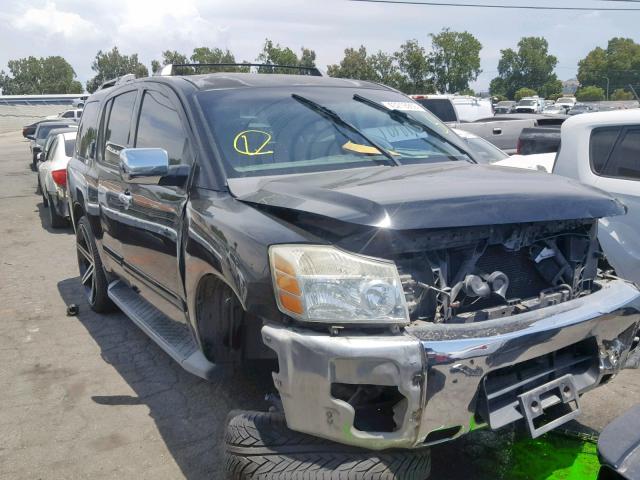 5N1AA08A66N716021 - 2006 NISSAN ARMADA SE BLACK photo 1