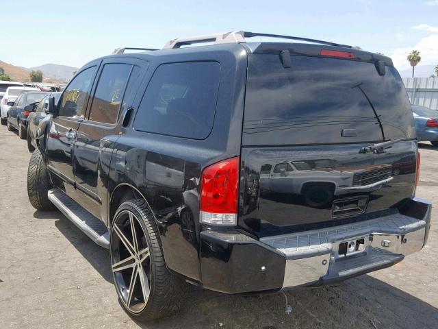 5N1AA08A66N716021 - 2006 NISSAN ARMADA SE BLACK photo 3