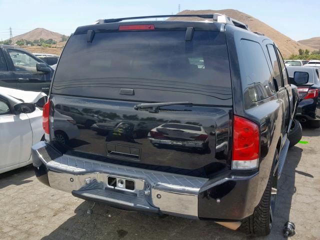 5N1AA08A66N716021 - 2006 NISSAN ARMADA SE BLACK photo 4