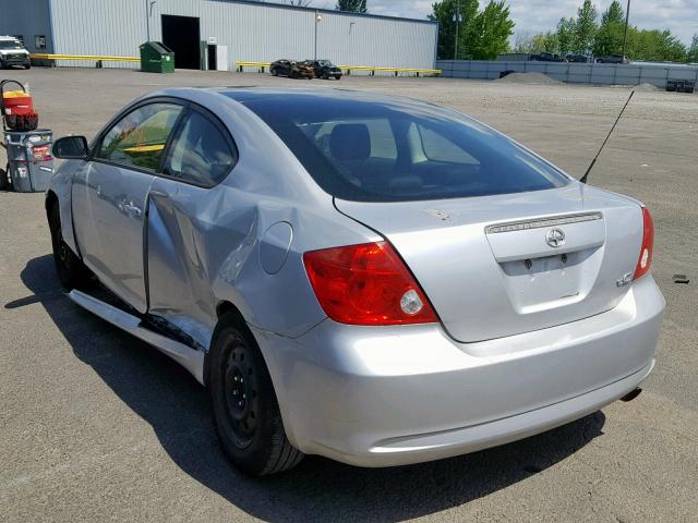 JTKDE177460095448 - 2006 TOYOTA SCION TC ვერცხლისფერი ფოტო 3