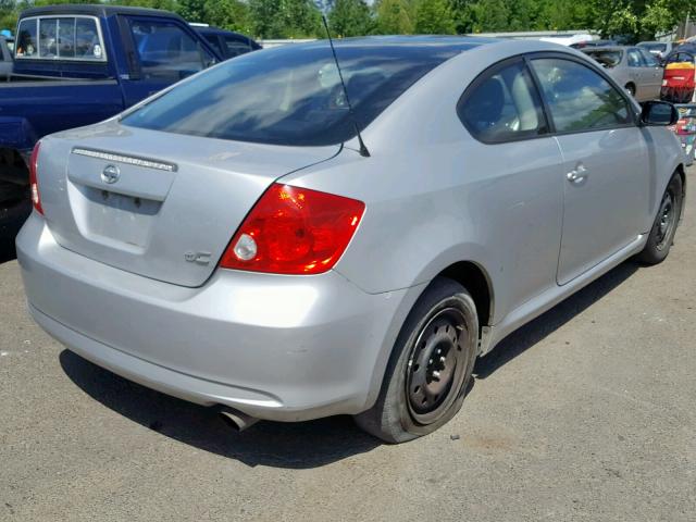 JTKDE177460095448 - 2006 TOYOTA SCION TC ვერცხლისფერი ფოტო 4