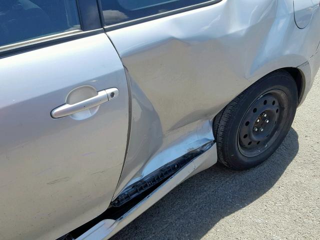 JTKDE177460095448 - 2006 TOYOTA SCION TC ვერცხლისფერი ფოტო 9