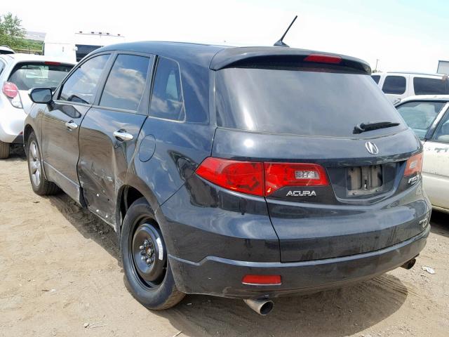 5J8TB18567A011183 - 2007 ACURA RDX TECHNO BLACK photo 3