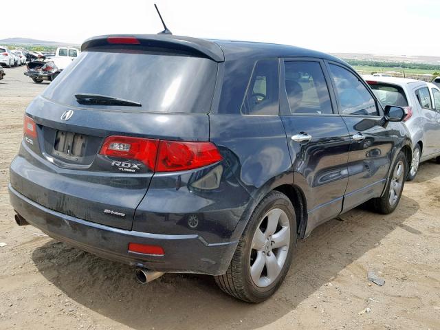 5J8TB18567A011183 - 2007 ACURA RDX TECHNO BLACK photo 4