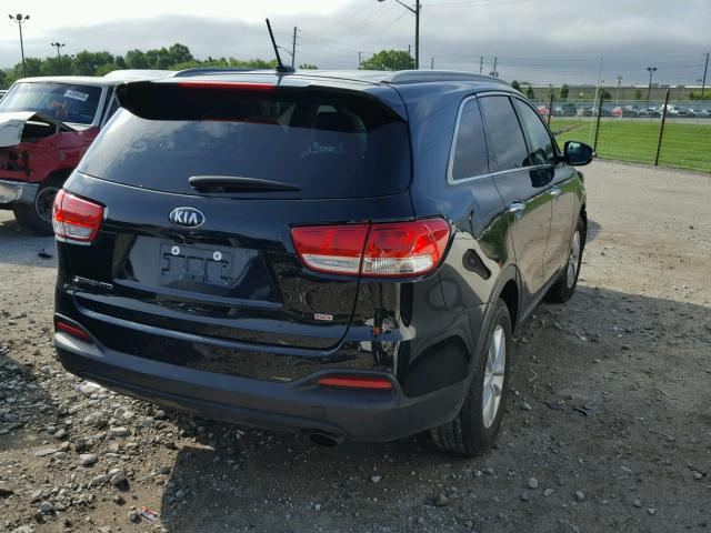 5XYPG4A33HG245732 - 2017 KIA SORENTO LX BLACK photo 4