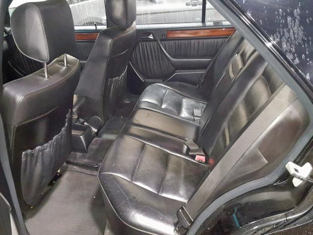 WDBED30D6NB556080 - 1992 MERCEDES-BENZ 300 E 4MAT BLACK photo 6