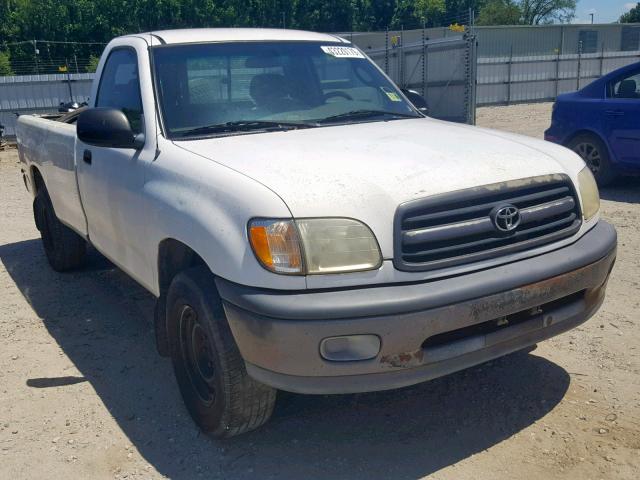 5TBJN32112S287287 - 2002 TOYOTA TUNDRA WHITE photo 1