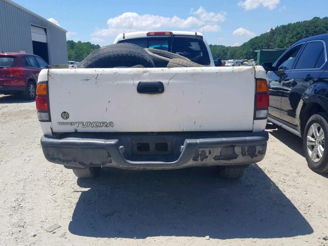 5TBJN32112S287287 - 2002 TOYOTA TUNDRA WHITE photo 6