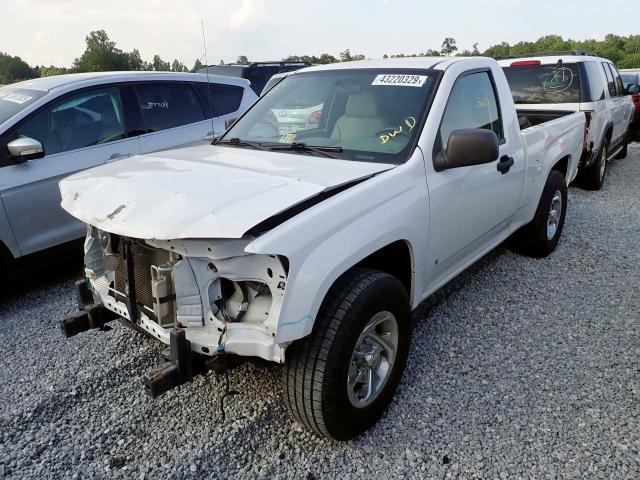 1GCCS149288110681 - 2008 CHEVROLET COLORADO WHITE photo 2