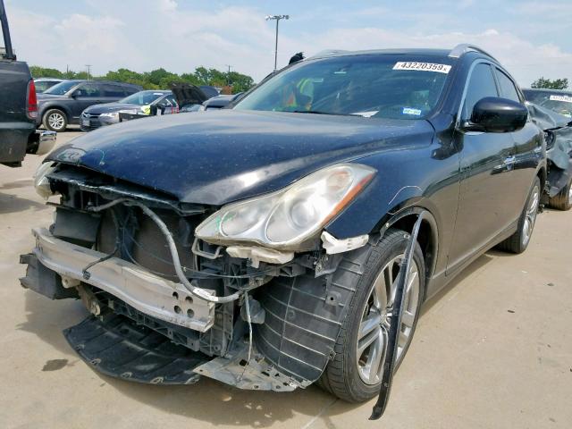 JN1AJ0HP2BM802485 - 2011 INFINITI EX35 BASE BLACK photo 2