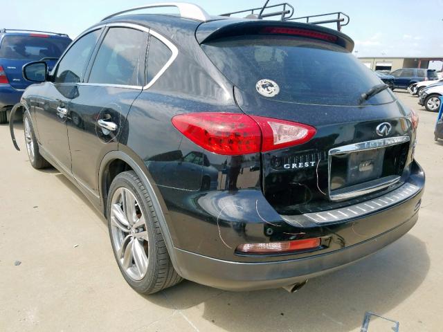 JN1AJ0HP2BM802485 - 2011 INFINITI EX35 BASE BLACK photo 3
