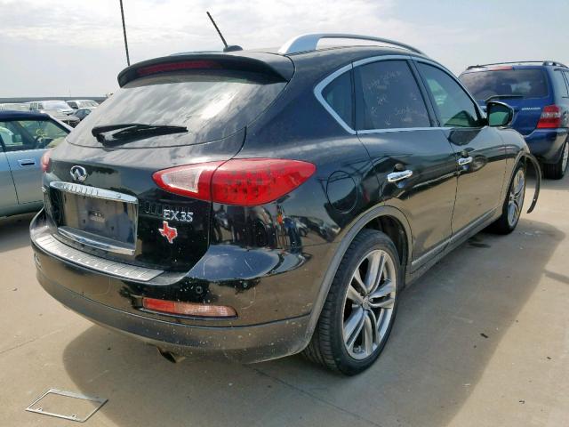 JN1AJ0HP2BM802485 - 2011 INFINITI EX35 BASE BLACK photo 4