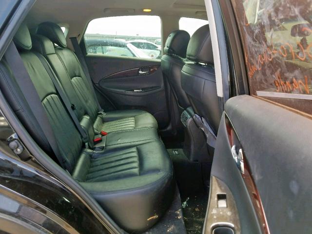JN1AJ0HP2BM802485 - 2011 INFINITI EX35 BASE BLACK photo 6